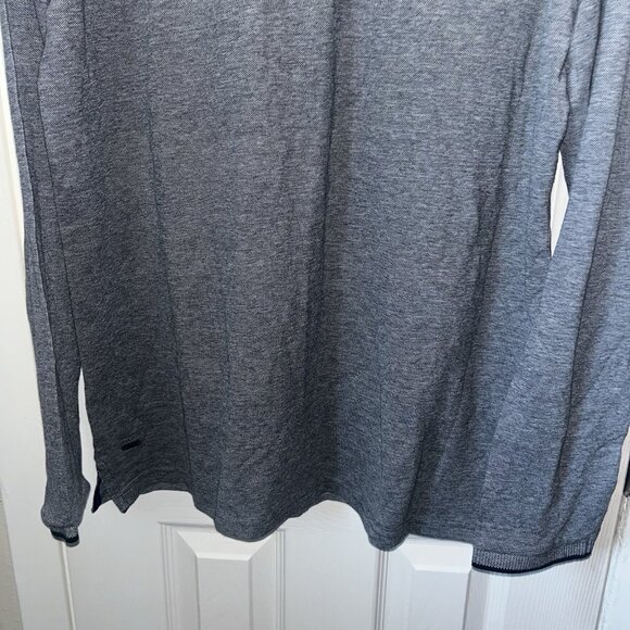 Le Shark Navy Blue Polo Long Sleeve Preppy Business Casual Sweater Mens Size XL - Picture 4 of 7